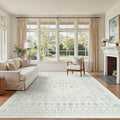 6x9 Area Rugs for Living Room, Large Washable Rug, Dining Room, Low Pile by Zesthome