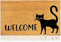 Coir Welcome Mat, 17 x 29 in | 100% Natural Coir, Anti-Shedding, Durable PVC by AmaruDoorMats