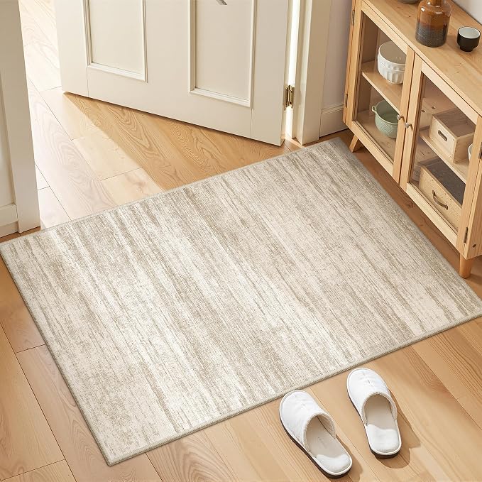 2x3 Rug Non Slip, Small Washable Entryway Rug, Runner - Image 3