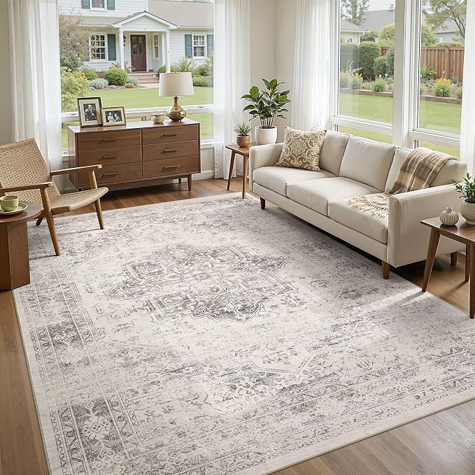 UERMEI 8x10 Area Rug Living Room Rugs - Image 5