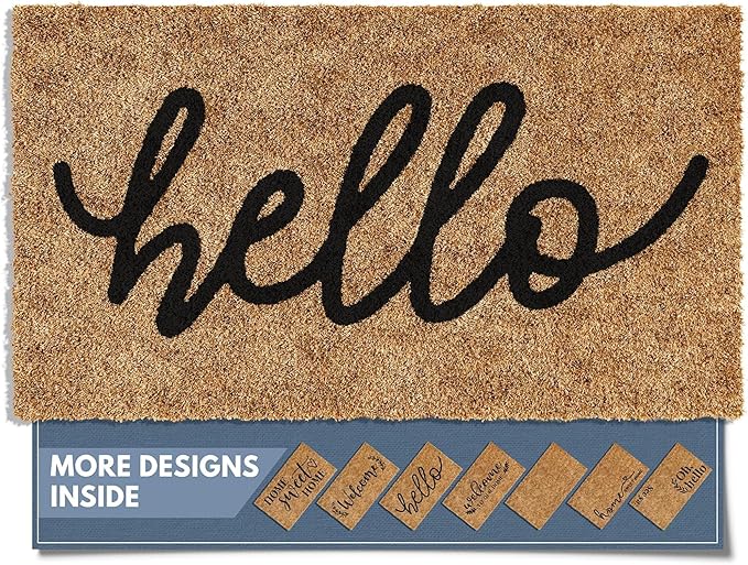 Barnyard Designs Front Door Welcome Mat | Printed Polyester Outdoor Rug by BarnyardDesigns