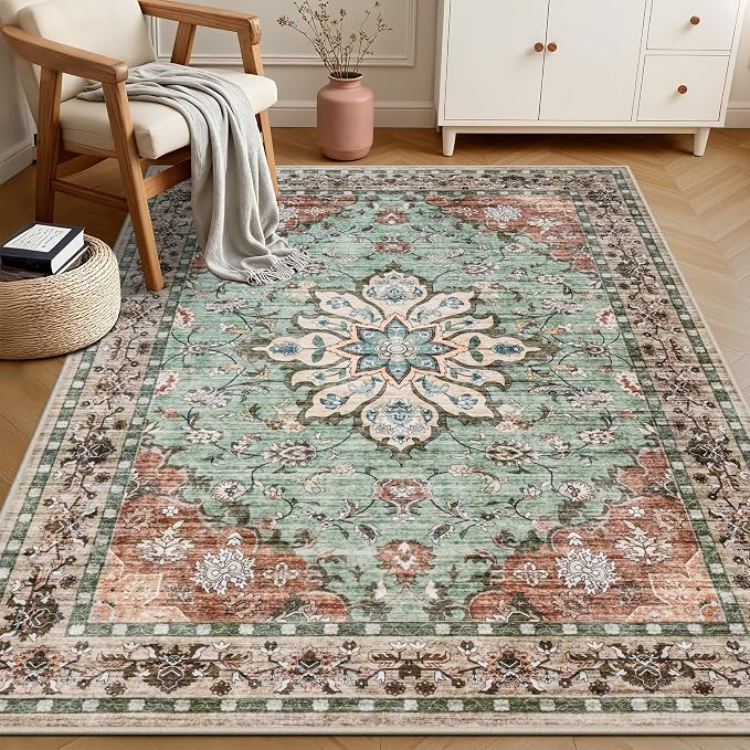 3x5 Area Rugs Living Room: Washable Rug - Image 2
