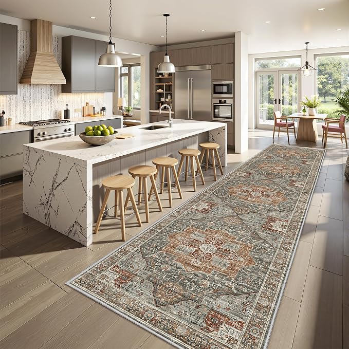 Kitchen Runner Rug Non Slip Washable Rugs 2.5x10, Carpet Runner - Image 4