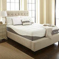 Perfect Cloud Made in The USA Elegance Plush Gel-Infused 12-inch Memory Foam Mattress - Pressure Relieving - Bed-in-a-Box (Queen)