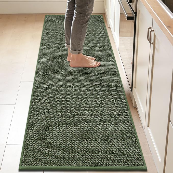 BEQHAUSE Kitchen Runner Rugs 24"x84", Kitchen Mats by BEQHAUSE