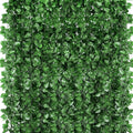 1080 Feet 144 Pack Fake Greenery Hanging Garland, Ivy Leaf Plants, Vine Leaves, Fake Flowers Foliage for Bedroom Garden Wall Decor