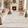 cotiled Boho 10x14 Area Rug for Living Room: Large Moroccan Washable Rug | by COTILED