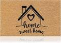 Coir Welcome Mat, Home Sweet, 17 x 29 in | 100% Natural Coir, Anti-Shedding by AmaruDoorMats