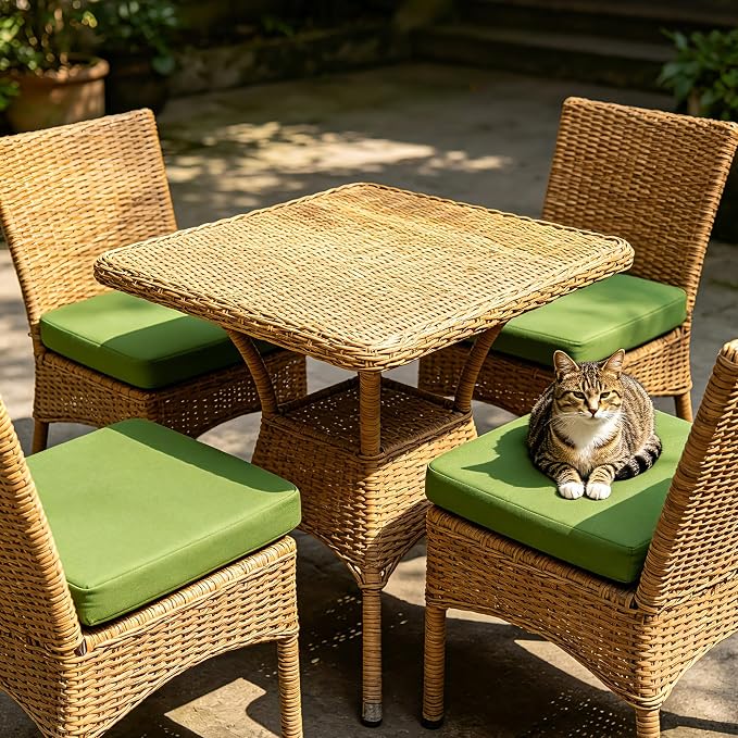 Sqodok Outdoor Cushion Covers 24x24 inch, Wicker Chair - Image 9