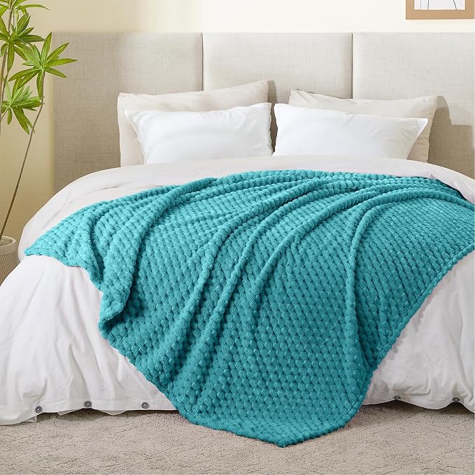 BEDELITE Teal Large Throw Blanket - Image 6