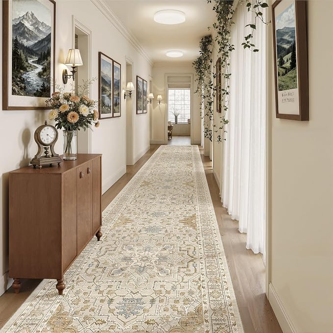 Madane Hallway Runner Rug 3x18 Washable Kitchen Runners 18ft, Soft Low-Pile - Image 3