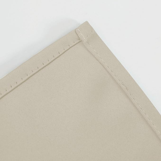 Light Beige Thermal Blackout Curtains/52 x 108 Inch/Set of 2 Panels Room - Image 8