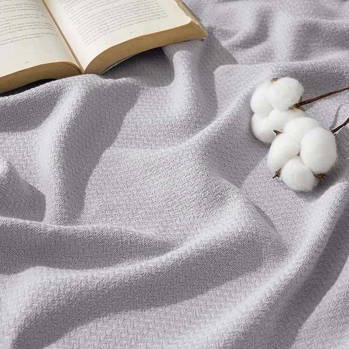Bedsure GentleSoft 100% Cotton Blanket Full Size by Unknown
