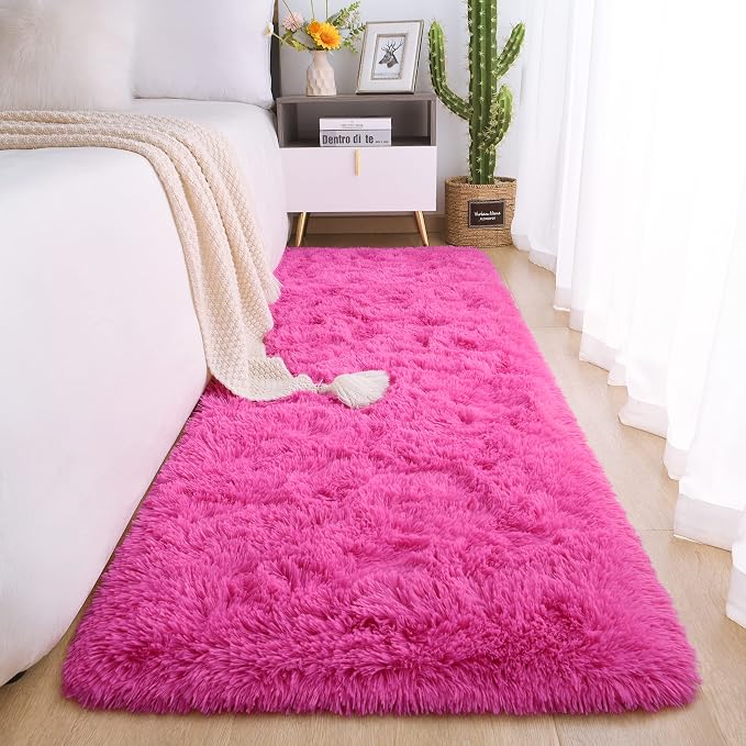 Chicrug Soft Runner Rug for Bedroom Living Room Plush Fluffy Rugs 2x6 | Shag by ChicrugHomeDecor