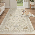 Madane 4x8 Wide Hallway Runner Rug Washable by Madane
