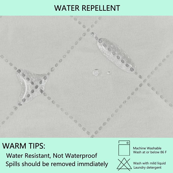 Reversible Loveseat Couch Sofa Covers, Light Grey | Loveseat Covers - Image 4