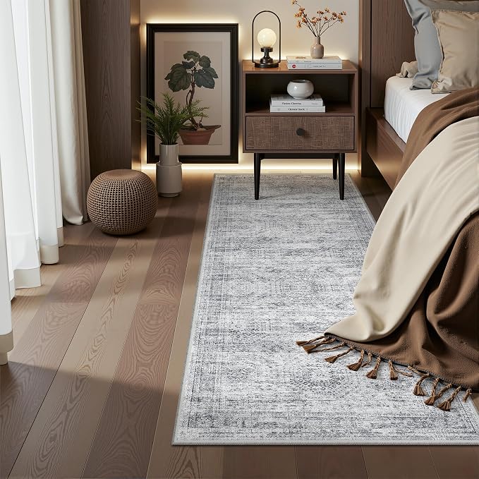 2x6 Runner Rug Non Slip, Washable Hallway Runner Rug, Nursery Room, Soft Runner - Image 5