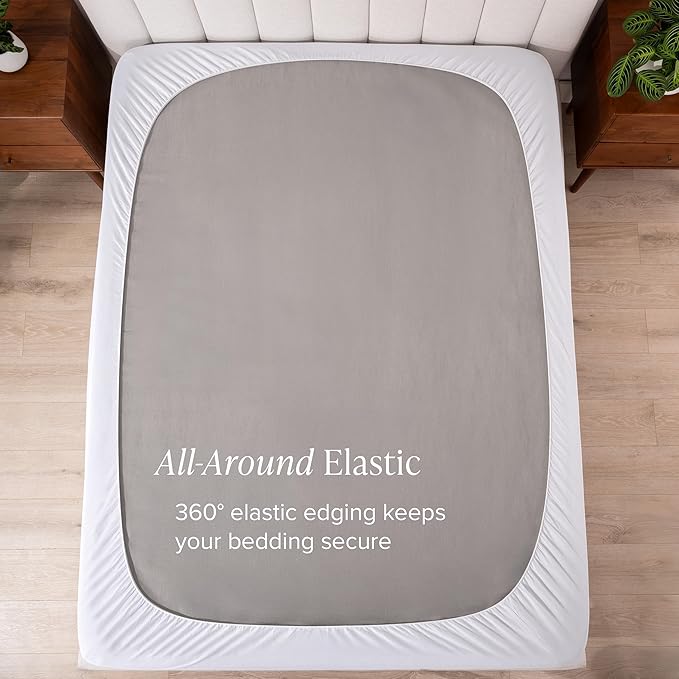 Bare Home Full Microplush Mattress Topper - Pillow Top Reversible - Soft Mattress Cover - Dual Sided All-Season - 8" to 24" Deep Pocket - Fitted Cover - Plush Mattress Pad (Full)