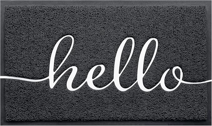 Door Mat Welcome Mat Floor Mat for Entryway, High Traffic Areas | Low Profile by BeneathYourFeet