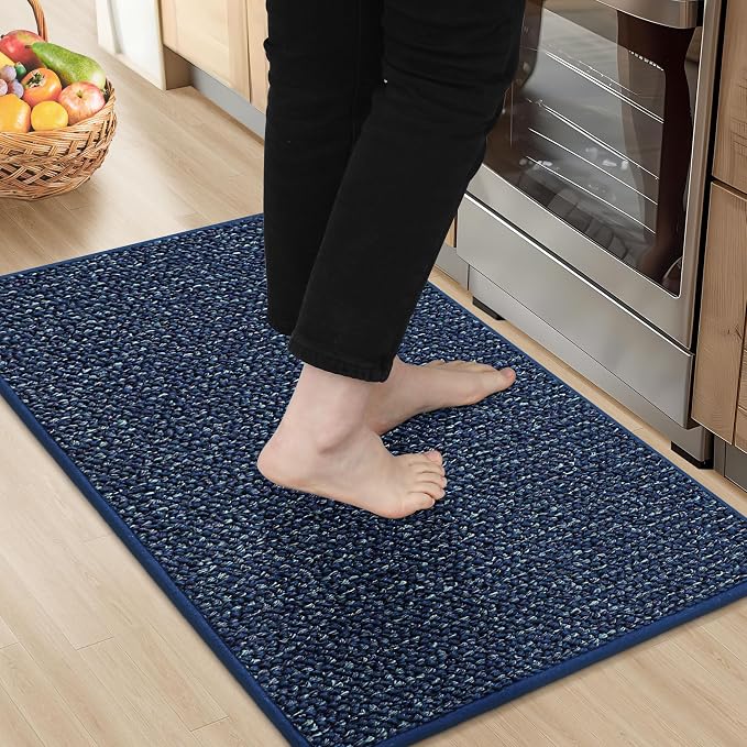 BEQHAUSE Kitchen Rugs 20"x32", Non-Slip Kitchen Mats by BEQHAUSE