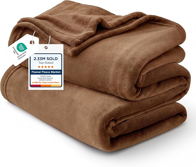 Bedsure GentleSoft Brown Throw Blanket by Unknown