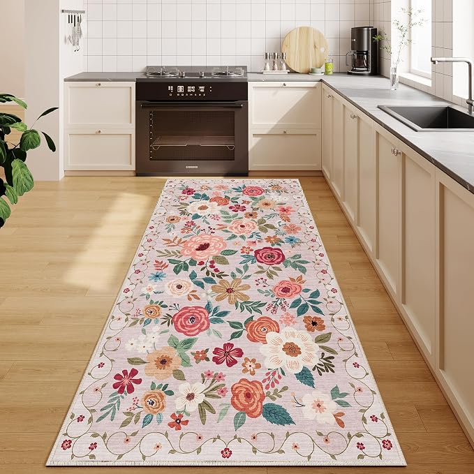DUKINO 3x8 Kitchen Runner Rug, Washable Rug - Image 7