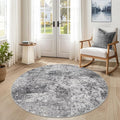 DMOYEST 5ft Round Area Rug Living Room Rugs by DMOYEST