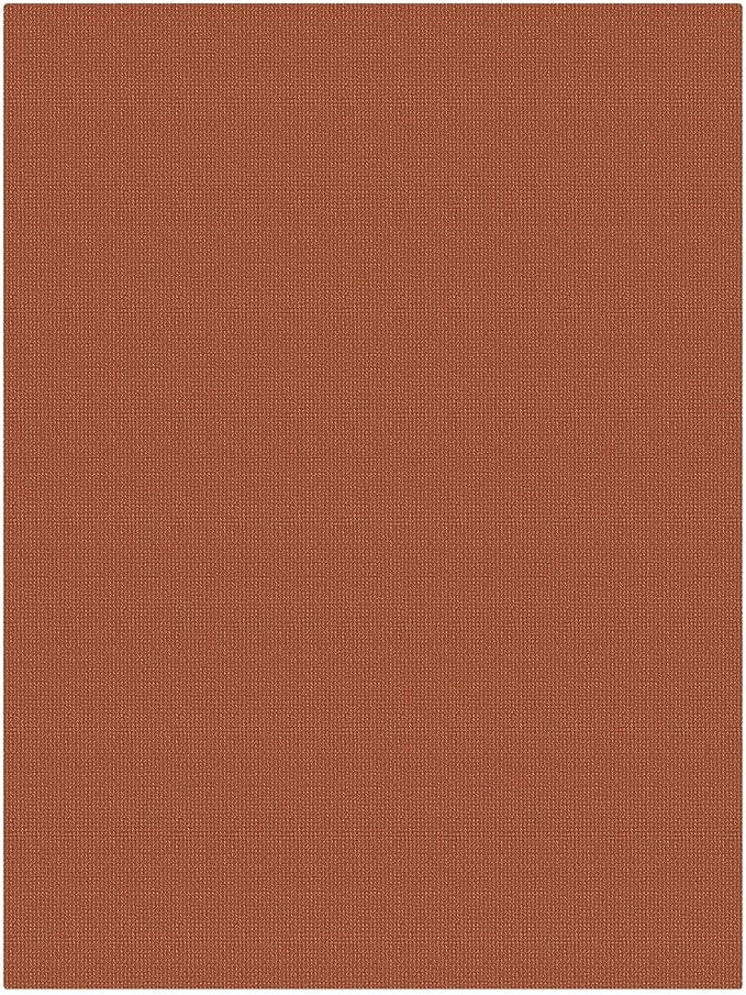 KOZYFLY Orange 6x9 Dining Room Rugs, Washable Area Rug - Image 9