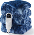 Bedsure Faux Fur Heated Blanket Full Size, Fast Heating Electric Blanket Full by Unknown