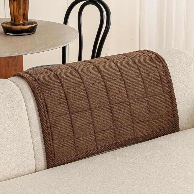Velvet Couch Covers for Sectional Sofa Washable, Non-Slip L Shaped Sectional - Image 2