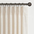Pinch Pleated Linen Curtains 96 Inches Long by PleatedDrapes