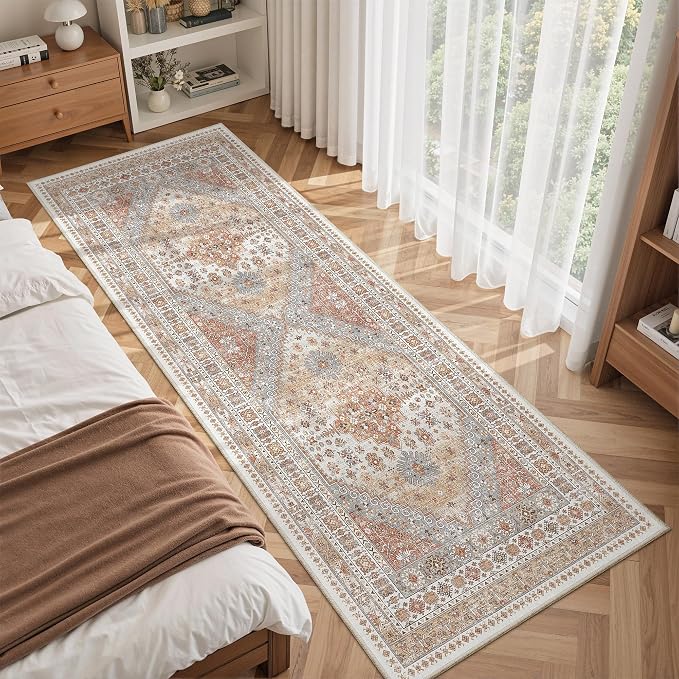 2x6 Runner Rug Non Slip, Washable Hallway Runner Rug, Nursery Room, Soft Runner - Image 8