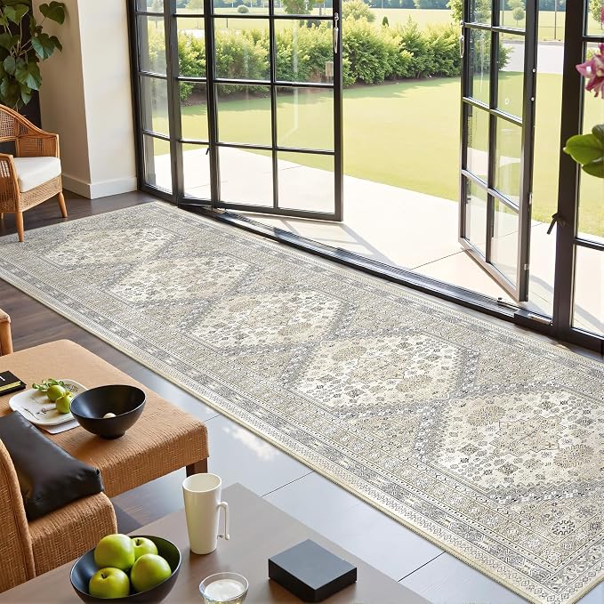 Runners for Hallway 12ft, Non-Slip Long Bathroom Rugs, Living Room, Soft - Image 4