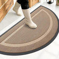 OLANLY Half Circle Front Door Mat Outside 47x23 All-Season Rubber Doormat | by OLANLY