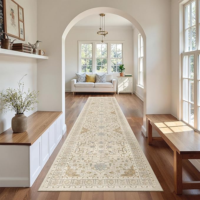 Madane Hallway Runner Rug 2'6''x12' Kitchen Runners Vintage, Entryway and by Madane