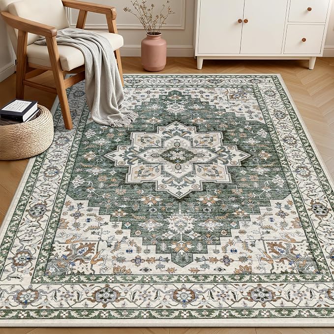 3x5 Area Rugs Living Room: Washable Rug - Image 2