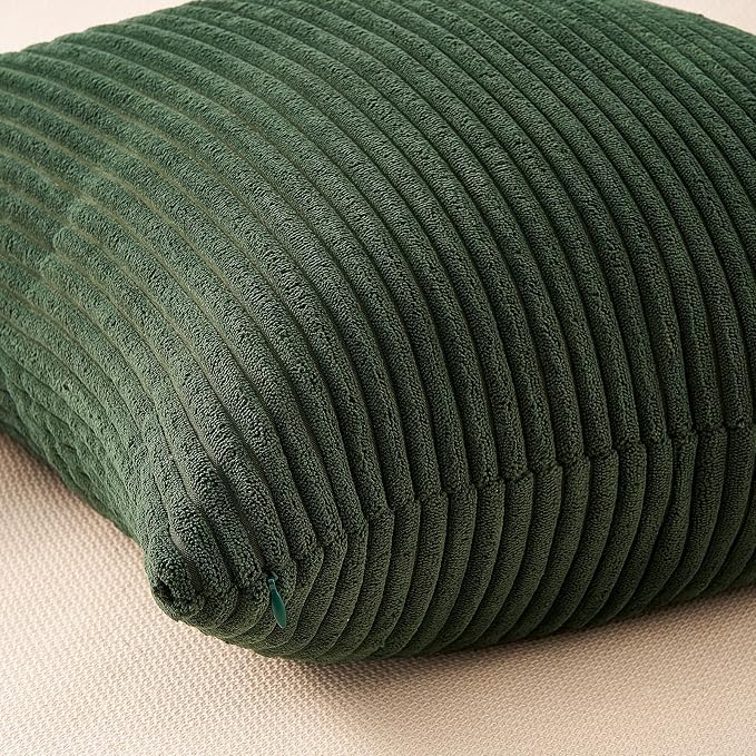 Topfinel Set of 4 Mordern Nordic Boho Farmhouse Cushion Covers Green Rust Throw - Image 7