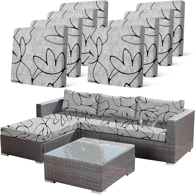 CALBODE 8PCS Waterproof Patio Sofa Covers by CALBODE