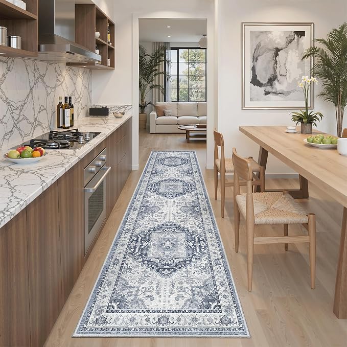 Madane Hallway Runner Rug 2x8 Washable Kitchen Rugs Non-Slip, Soft Ultra-Thin - Image 3