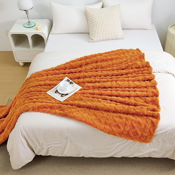 Aganear Fleece Throw Blanket for Couch, Fall Boho Blankets, Warm Gift for Women - Image 3