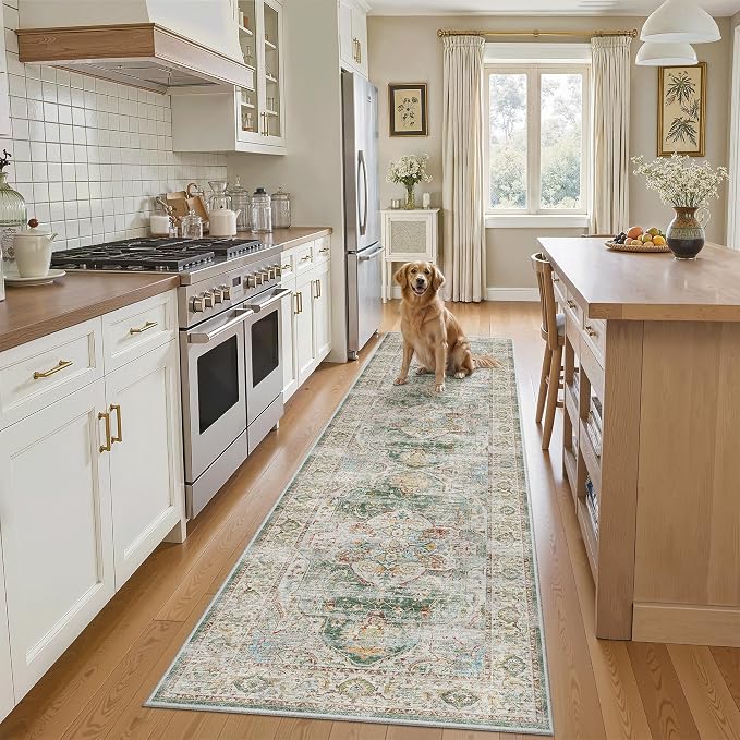 Madane Hallway Runner Rug 2x8 Washable Kitchen Rugs Non-Slip, Soft Ultra-Thin - Image 2