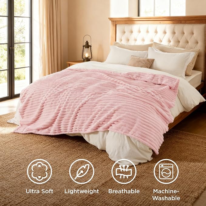 Bedsure Full Size Fleece Blankets - Image 5