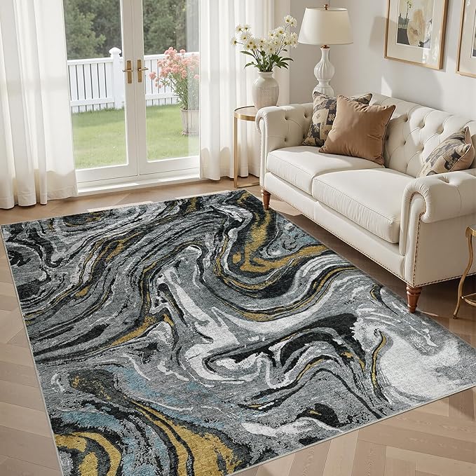 DMOYEST 5x7 Area Rug for Living Room by DMOYEST