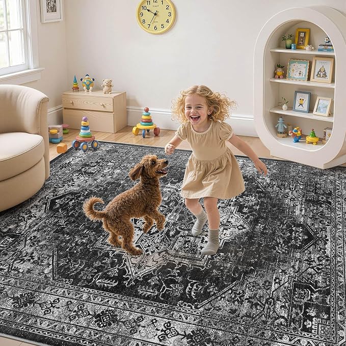 UERMEI 8x10 Area Rug Living Room Rugs - Image 7