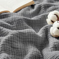 Bedsure 100% Cotton Muslin Blanket Queen Size by Unknown