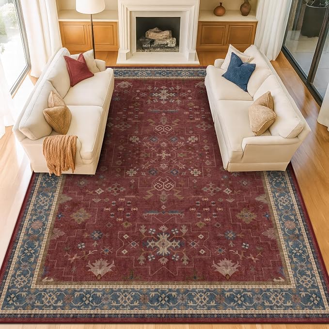 Oriental 9x12 Soft Rugs for Living Room - Image 8