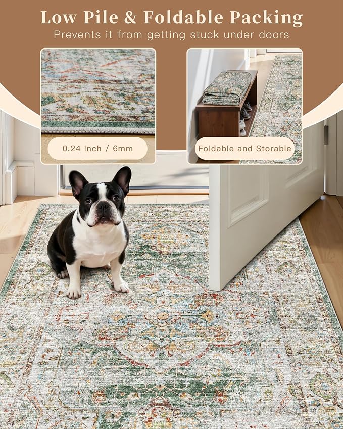 Madane Kitchen Runner 2'6''x8' Soft Rug Runners - Image 10