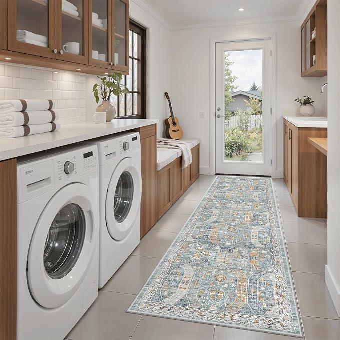 Madane Washable Runner Rug 2x6 Runners - Image 2