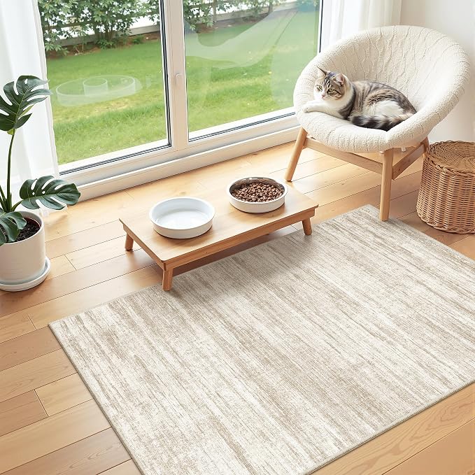 2x3 Rug Non Slip, Small Washable Entryway Rug, Runner - Image 4