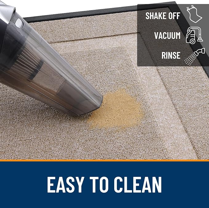 OLANLY Front Door Mat Outside 59x23, All-Season Heavy-Duty Rubber Doormat | - Image 5